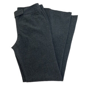 Laundry by Shelli Segal Gray Pin Stripe Bootcut Wide Leg Dress Pants Slacks-Sz 8